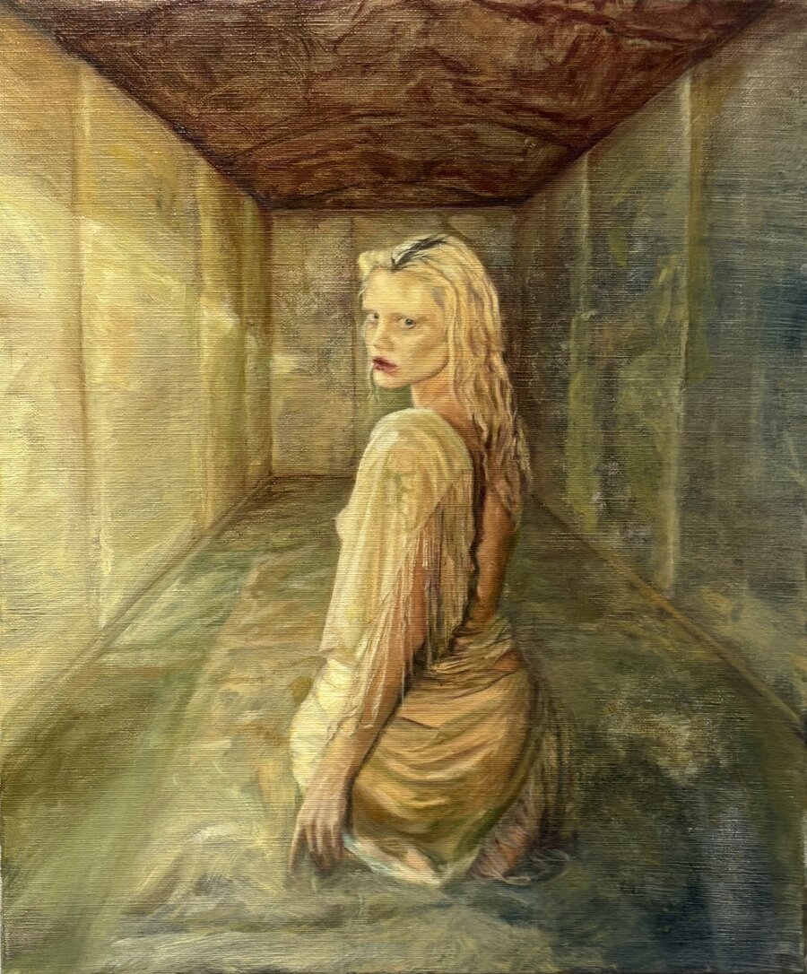 Painting by Myles Ryan